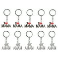 thumbnail image 3 of Llavero Joyas, Llaveros Aleación Lindo 10 Piezas Para Llaves Para Mochilas Para Teléfonos Celulares Para Monederos OTVIAP D110-MAMÁ, 3 of 8