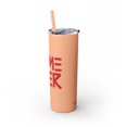 thumbnail image 4 of Game Over Skinny Tumbler - 20oz Red Print Cup with Straw, 4 of 8