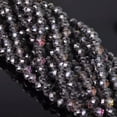 thumbnail image 3 of U8MO 12mm 10pcs Round Faceted Ball Crystal Glass Charm Spacer Loose Beads DIY Craft-#4 Gold Rose, 3 of 4