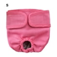 thumbnail image 2 of Pantalones fisiológicos para mascotas Pañales de reciclaje de reciclaje pegatina lavable Pantalones cortos Pantías sanitarias Absorbent Solicitaciones Suministros de seguridad Suministros Pink S Eigraketly PT000669-02, 2 of 6