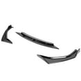 thumbnail image 4 of Spec-D Tuning Glossy Black Front Bumper Lip Compatible with 2019-2021 Honda Civic 4DR, 4 of 7