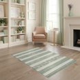 thumbnail image 2 of ODIKA Vintage Striped Distressed Faded Banded Border Retro Farmhouse for Playroom, Bedroom, Reading Nook, Pet Friendly & Kids Safe Play, 2 of 7
