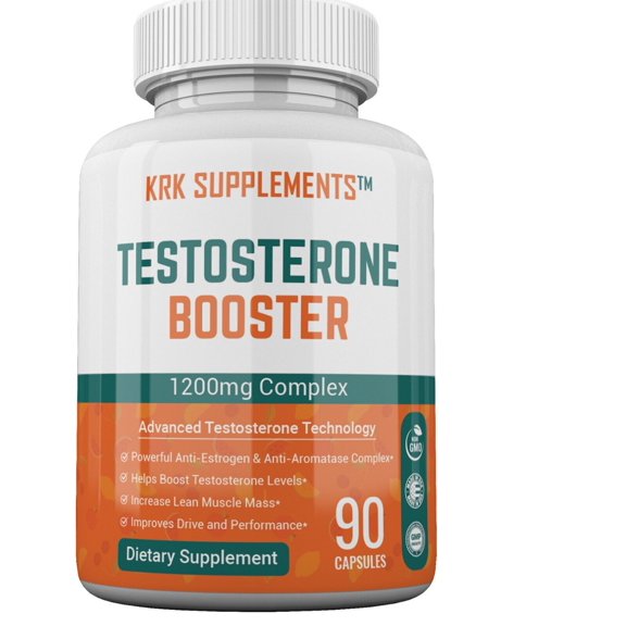 Testosterone Booster Chrysin Low Test Boost Natural Tribulus Terrestris - 90 Capsules
