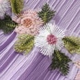 thumbnail image 5 of vigerkar Little Girls 2 Piece Outfits Cute Floral Embroidered Sets Ruffle Solid Color Tank Top and Shorts Summer Set (Purple, 2-3 Years), 5 of 7