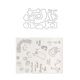 thumbnail image 1 of Sello transparente-sello TPR transparente decorativo reutilizable para álbumes de fotos DIY, diarios, tarjetas, sobre artesanal o tarjeta de felicitación, 1 of 5