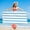 A, variant on Oversized Striped Beach Towel - 55.1x27.6in Quick-Dry Absorbent Towel, Adult Swimming Travel Pool Beach Towel
