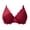 Red, variant on Women's Lace Bra Sexy Sheer Underwire Unlined Plunge Everyday Bras Full Coverage Bralettes Black for Size 95C