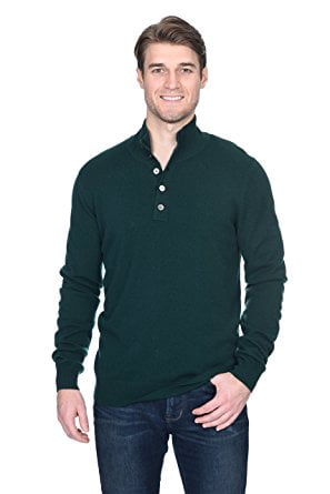 Download State Fusio Mens Button Down Jumper Mock Neck Sweater Cashmere Merino Wool Polo High Neck ...