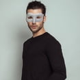 thumbnail image 3 of Máscaras de mascarada Cool Men Adult Kids Fighter Half Face Mask para fiesta de baile de máscaras Halloween, 3 of 5