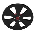 thumbnail image 4 of Empty Tape Reel, 1/4 7 Inch Aluminum Metal Reel, Universal Aluminum Alloy 6 Holes Empty Take Up Reel to Reel Small Hub, for Reel to Reel for , Fix Your Tape Recorder, 4 of 7