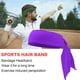 thumbnail image 4 of Sonducket Diadema deportiva de moda, bandas para el sudor traseras ajustables, accesorios de estilo atlético Multicolor de secado rápido para tenis y Accesorio para el cabello Violeta, 4 of 6