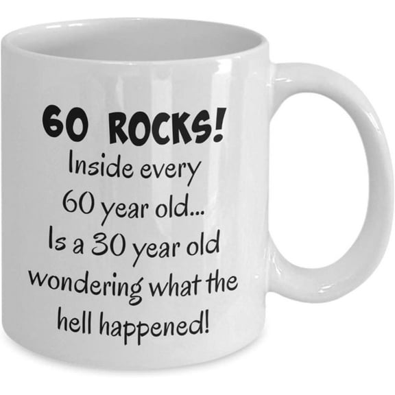 1960 60th Birthday Mug for Women, Men, Mom, Dad, Son, Daughter, Happy 60 Year Old D9lb5l 29153