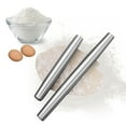 thumbnail image 3 of Dusknt 304 Stainless Steel Rolling Pin Rolling Pin Rolling Pin S, Home & Garden,Rollingrolling Pin French Stainless Steel Rolling Pin Dough Roller Kitchen Tool, 3 of 5