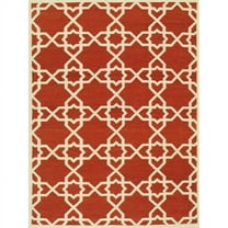SA-6138 Sahara Area Rug 9 x 12 ft. - Orange With Ivory