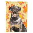 thumbnail image 1 of Carolines Treasures CK1831GF Fall Leaves Rottweiler Garden Size Flag, 1 of 3