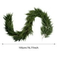 thumbnail image 2 of Guirlande de Cèdre Réaliste Extra Complète pour Escalier Maison Intérieur Verdure Festive, 2 of 6