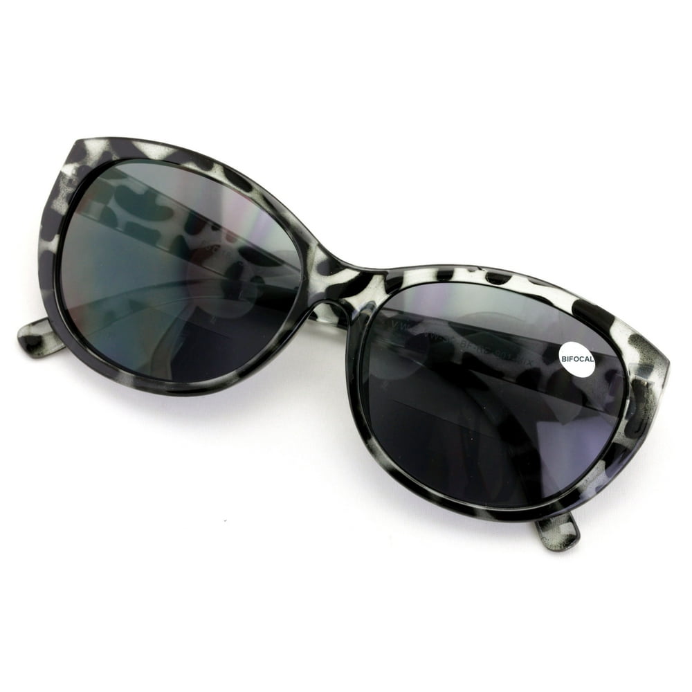 Women Bifocal Reading Sunglasses Reader Glasses Cateye Vintage Jackie O
