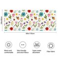thumbnail image 3 of Pioneer Flower Floral Print Pattern Bathroom Rugs Mat, Non Slip Microfiber Bathroom Rug with Rubber Backing, Soft Mats for Bathroom Floor Tub Shower, 24"x60", 3 of 5