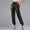 Black, variant on Women Casual Sparkle Sequin Glitter Bling Yoga Pants Slim Leg Leggings Gray XXL