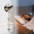 thumbnail image 4 of Non-Ticking Silent Wall Clocks with Quartz Movement,Battery Operated Analog Clock Modern Decor Clock for Home-Grey Swirl Blue Marble Exquisite(16inch), 4 of 4