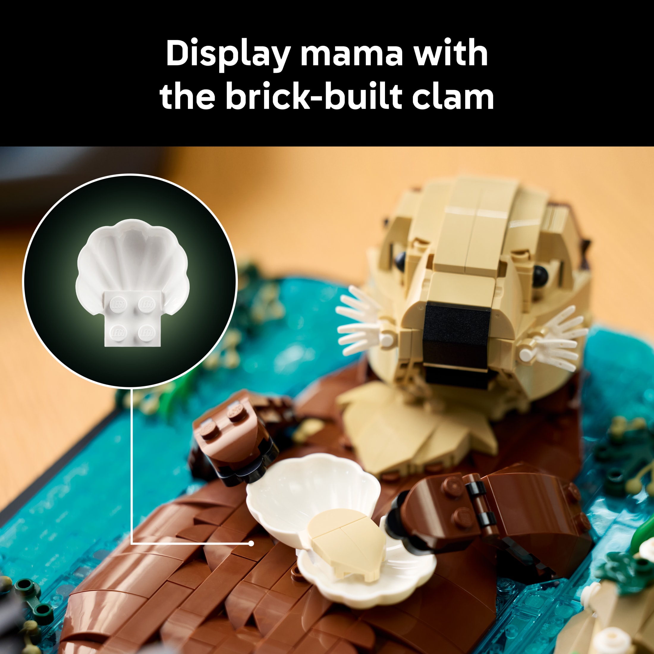 LEGO Ideas Nutrias Marinas Flotantes Set de Construcción para Adultos - Decoración de Habitación u Oficina para Mujeres y Hombres, Mayores de 18 - Ideas de Regalo para Cumpleaños - 21366 7