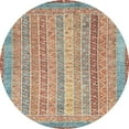thumbnail image 1 of Ahgly Company Indoor Round Abstract Rust Pink Abstract Area Rugs, 6' Round, 1 of 6