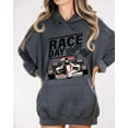 thumbnail image 3 of RACE DAY Graphic Unisex Fleece Hooded Sweatshirt, 3 of 8