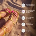 thumbnail image 6 of Impress Press On Toenails, 'Blanc Chic', White French, Short Squoval, 24 Count, 6 of 9