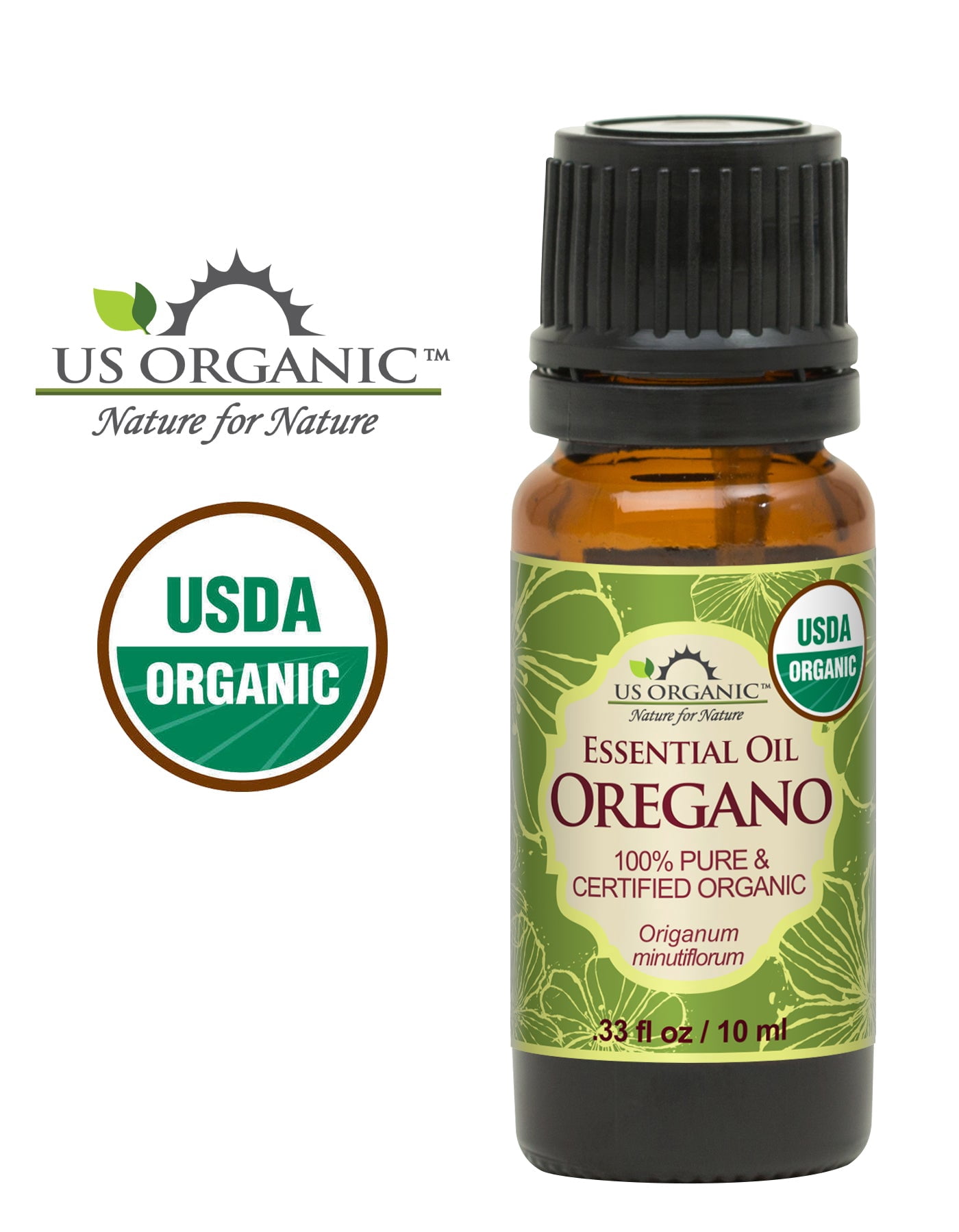 US Organic Oregano Essential Oil, 100% Pure Certified USDA Organic