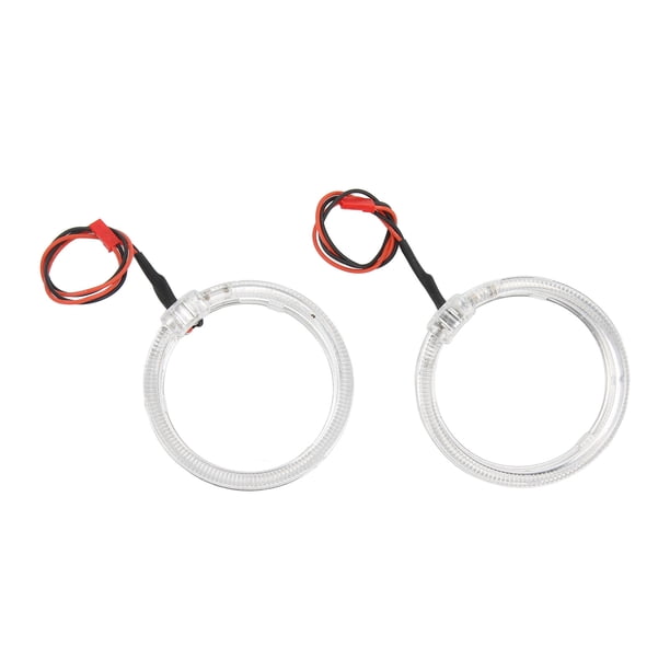 Ojos de ángel para señal de giro, par de anillos de halo LED de ángel de 9 a 36 V, lámpara de conducción, ojos de ángel, características de vanguardia