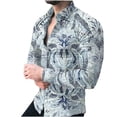 thumbnail image 1 of Camisa de Blusa de Manga Larga Con Estampado de Moda de Primavera Y Otoño Para Hombre Odeerbi ODB-6, 1 of 3