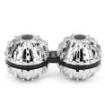 thumbnail image 1 of Zinc Alloy Conjoined Massage Ball Pain Relief Rotating Gyroscope Massager Relax ToySilver, 1 of 14