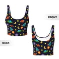 thumbnail image 5 of Lsque Space D Printed Women'S Sports Bra, Compression, Moisture Wicking, High-Impact Sports Bra For Women,Supportive sports bra-XX-Large, 5 of 9