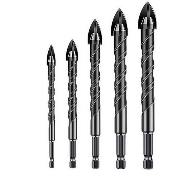 Pieces Masonry Drill Bits, Tungsten Carbide Drill Bit Set