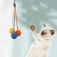 thumbnail image 3 of Hanging Cat Rope Toy Interactive Chew Sisal Scratch Pad for Indoor Play and Exercise, 3 of 4