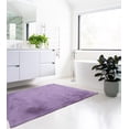 thumbnail image 2 of Linon Maven Faux Rabbit Lavender 3' X 5' Rectangle Area Rug RUGFR1035, 2 of 6