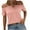 Pink, variant on Spring Tops for Women Viikei Womens Short Sleeve Tops Plus Size Elegant off-Shoulder Boat Neck Suspender Blouses for Women Leisure Loose Fit Stylish Shirt for Spring Summer Women's Collar T-Shirt