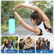 thumbnail image 1 of Termos para agua deportiva de 1000 ml con asa, botella para beber, gimnasio, fitness, jarra (azul), 1 of 8