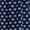 Dark Navy, variant on Time and Tru Women's Puff Sleeve Square Neck Midi Dress, Sizes XS-XXXL