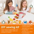 thumbnail image 3 of Wekvgz Kids Sewing Kit Fun and Educational Beginner Sewing Kit Creative Felt Sewing Kit Portable DIY Felt Sewing Craft Kit for Family Lessons Traveling Camping Party, 3 of 11