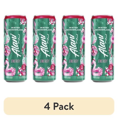 (4 pack) Alani Nu, Winter Wonderland, 12 fl oz, Single Can
