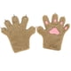 thumbnail image 2 of Guantes de animales para hombres y mujeres, accesorios de cosplay, guantes de peluche con forma de pata de gatito para adultos Caqui, 2 of 9