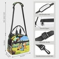 thumbnail image 2 of Kowoue Bluey Pattern Insulated Lunch Bag with Detachable Shoulder Strap - Portable Water-Resistant & Durable, Perfect for Work, School, and Picnic, 2 of 7