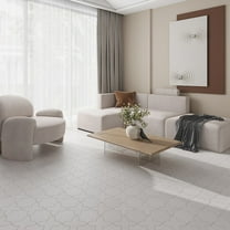 Seville 5 x 5 in. Matte Light Gray Porcelain Cross Wall and Floor Tile (5.31 sq ft/case) - 34 Pack