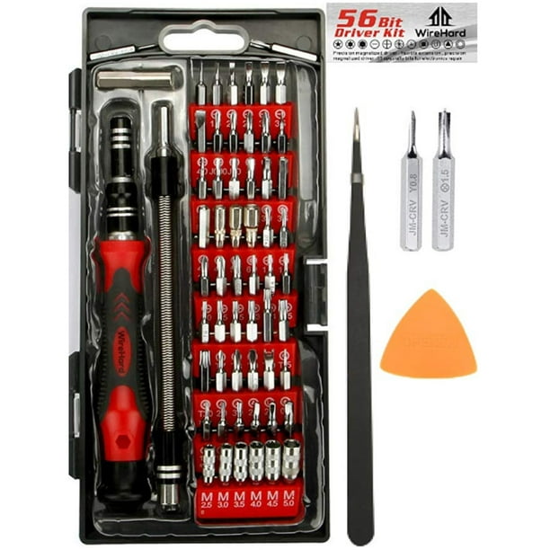 WIREHARD 62 in 1 Multi Bit Precision Screwdriver Set Magnetic