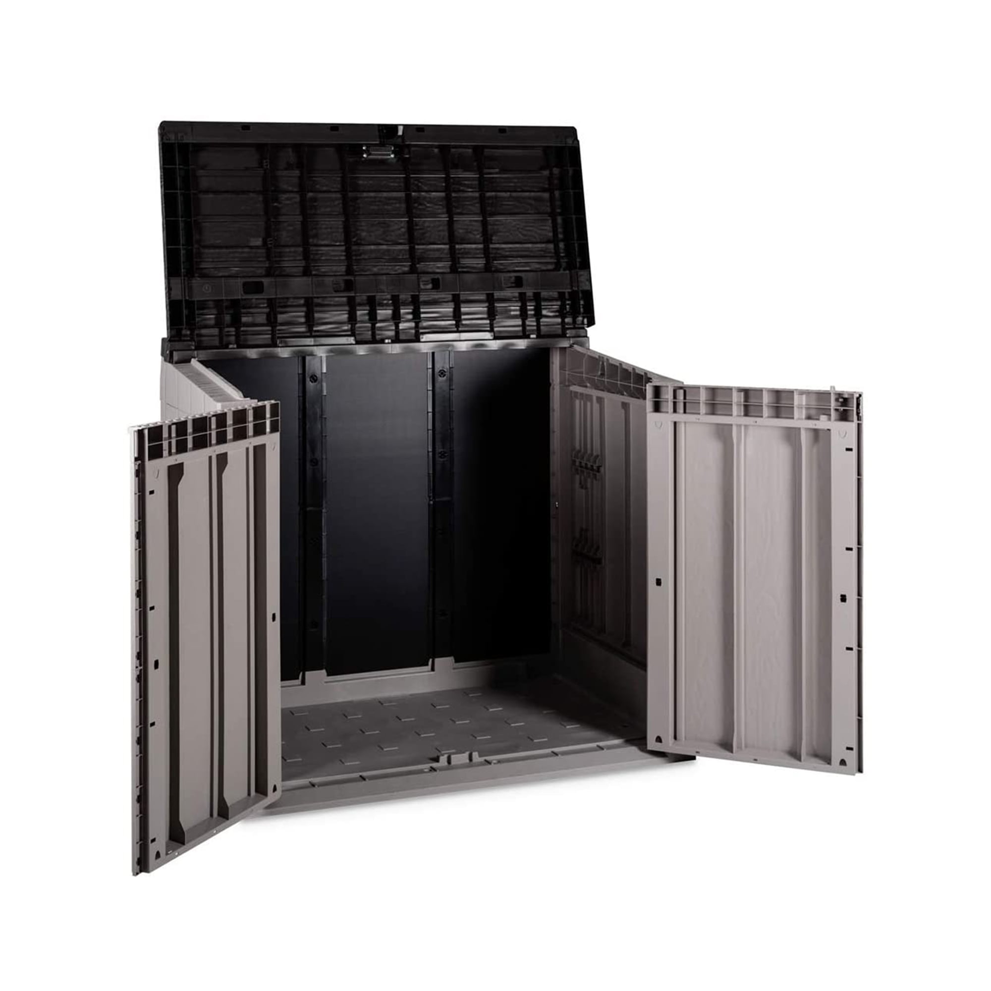 Toomax Stora Way All Weather XL 7' x 3.5' Storage Shed Cabinet, Taupe