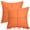Orange, variant on Unique Bargains Set of 2 Square Throw Pillow Covers Decorative Cases Coffee