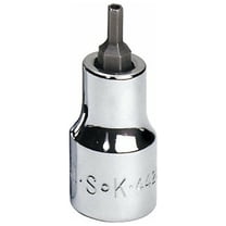 Sk Professional Tools Socket Bit, Steel, 3/8 in, TpSz 9/64 in 44209