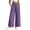 Purple, variant on Hurxie Womens Cotton Linen Pants Wide Leg Summer Trousers with Pockets | Boho Loose Fit, Drawstring Waist, Long Lounge Trousers White,2XL