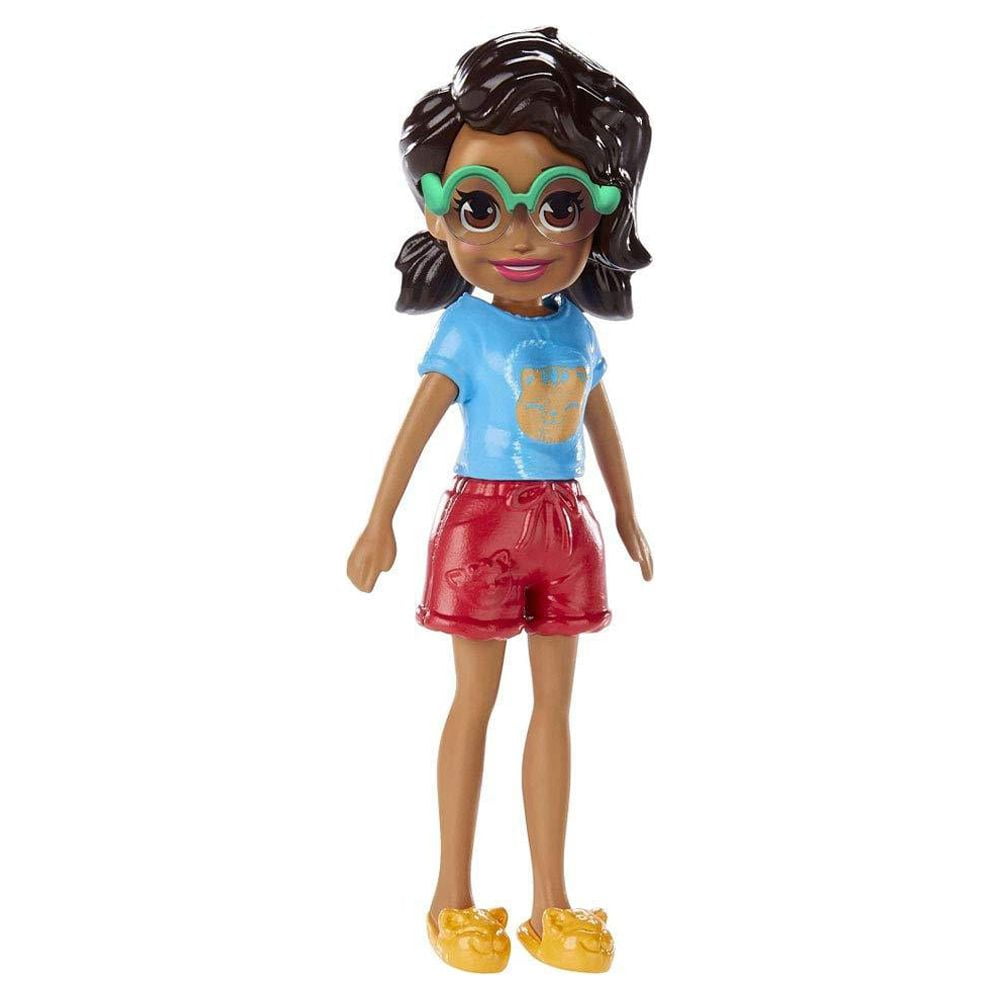 Polly Pocket Doll With Trendy Outfit